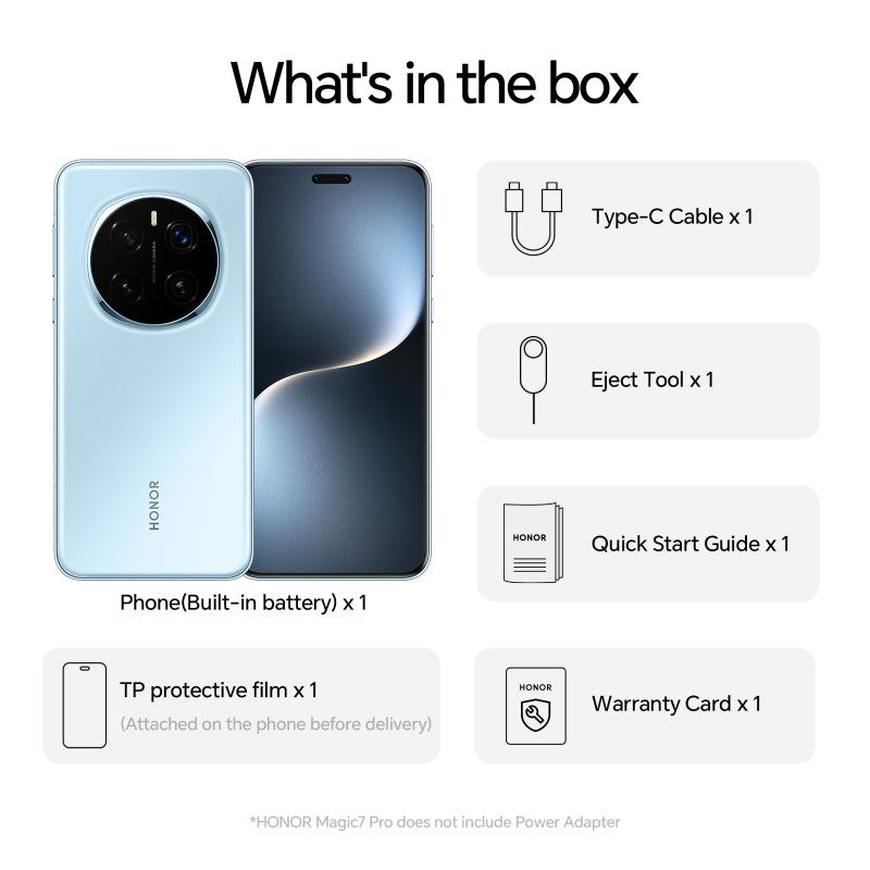 Honor Magic 7 Pro 5G 12GB RAM 512GB | Blue Honor Magic 7 Pro 5G 12GB RAM 512GB | Blue
